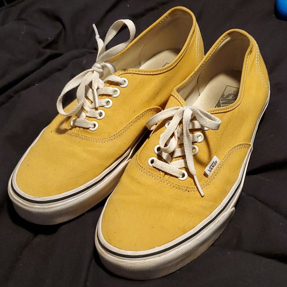 Mustard yellow Vans